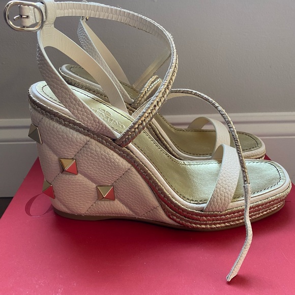 Womens Valentino Espadrillas Wedges - Picture 2 of 8